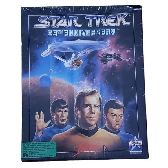 Star Trek 25th Anniversary Collectible Computer‎ Game Interplay 5.25