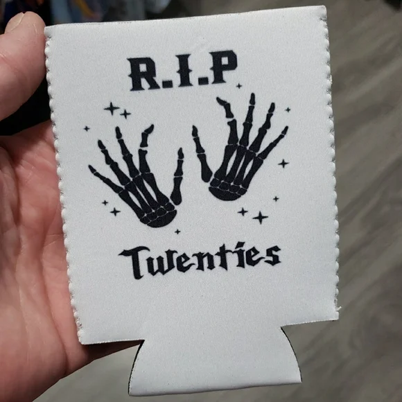 White and Black R.I.P Twenties Party Favors