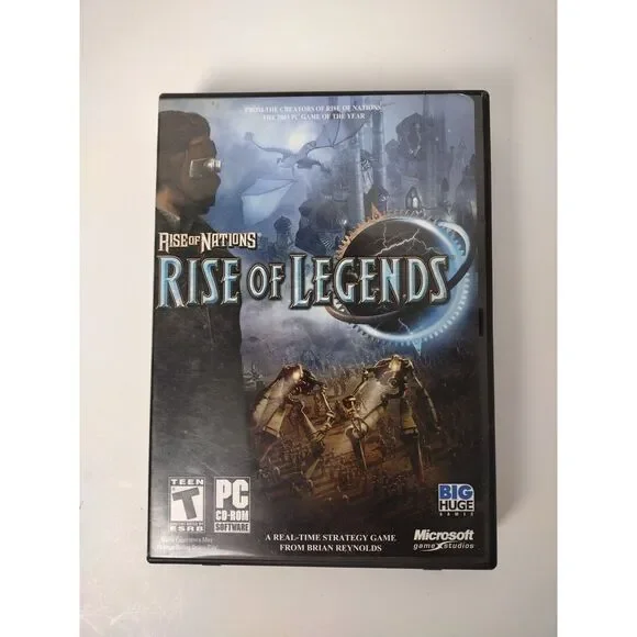 Rise of Nations: Rise of Legends (PC, 2006) Complete Box Game COMPLETE ~ EUC