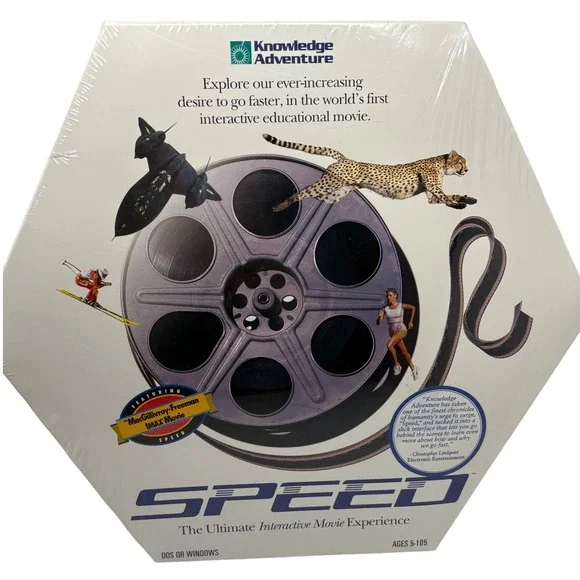 Knowledge Adventure SPEED Interactive Movie DOS Windows PC Game‎ Jumpstart 1993