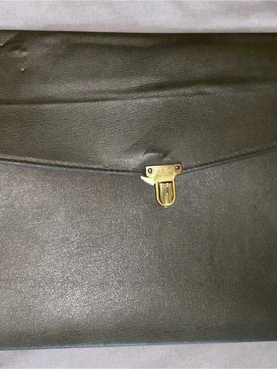 Rare Vintage SoftoneTufide Green Color Briefcase