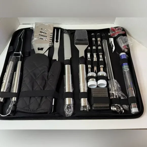 Multi purpose grill set ...great gift idea never used in its original case
