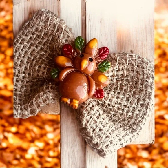 Turkey 🦃 thanksgiving hair bows for kids