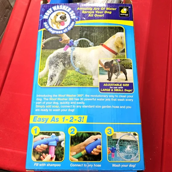 New Woof Washer 360 - Blue & Gray