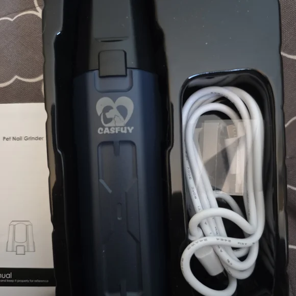 Casfuy Professional Pet Nail Grinder in Blue New In Box