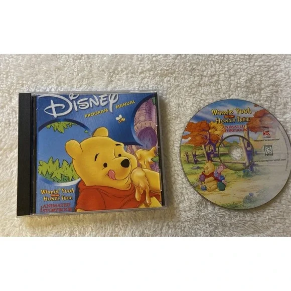 Disney Program Manual Winnie The Pooh And The Honey Tree Pc Cd Rom Animated Stor