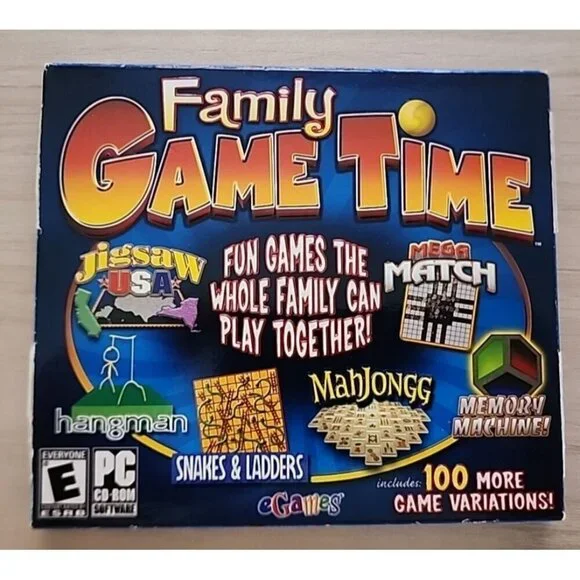 Family Game Time (PC, 2008) 100 More Games