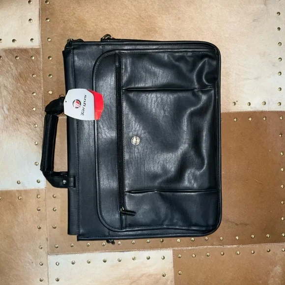 Black Leather Unisex Bag