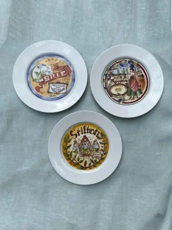 Set of 3 Restoration Hardware cheese 7.5