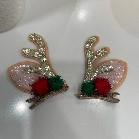 Zara Festive Reindeer Antler Hair Clips