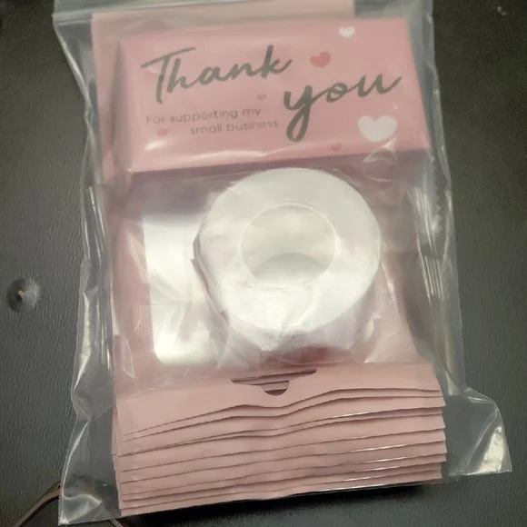 Pink Thank You Cards with Envelopes And Stickers (580 Pieces!)