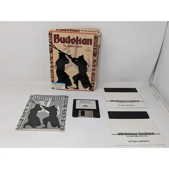 Budokan The Martial Spirit Big Box‎ IBM PC Game MS-DOS 3.5