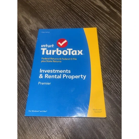 TurboTax Premier Investments & Rental Property, Federal & State 2014w/Code used