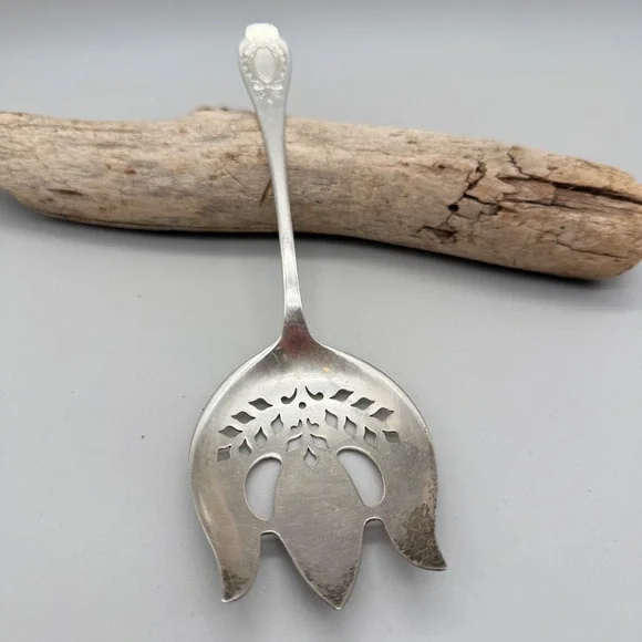 Antique 1900 Apollo Alvin Majestic Sterling Silver Pierced Tomato Server 70g