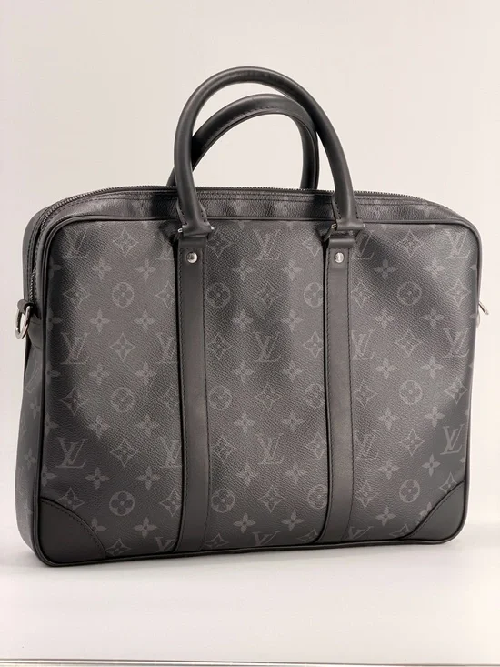 Louis Vuitton Eclipse Monogram Porte-Documents Voyage PM Briefcase