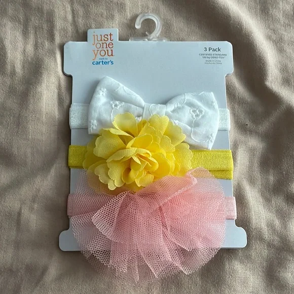Carters 3 Pack baby headbands