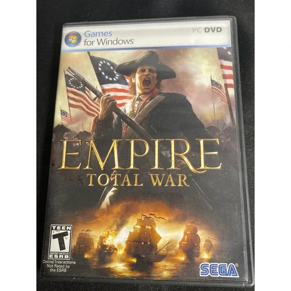 Empire Total War PC Windows Sega Creative Assembly Strategy Game Disc 2 Manual