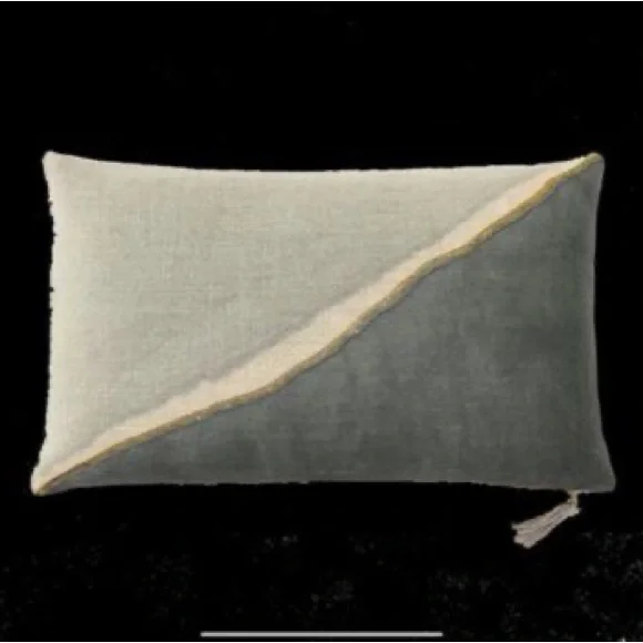 Restoration Hardware Hand-Painted Watercolor Diagonal Pillow Cover