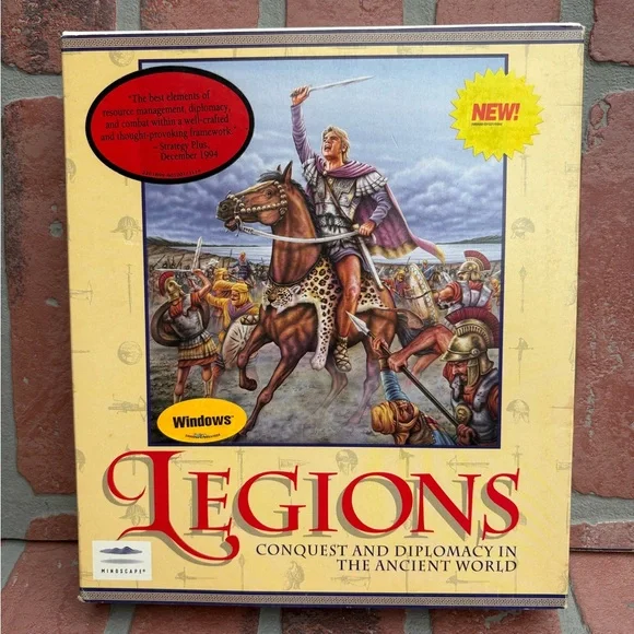Legions Conquest and Diplomacy In The Ancient World PC Disk power struggle game!