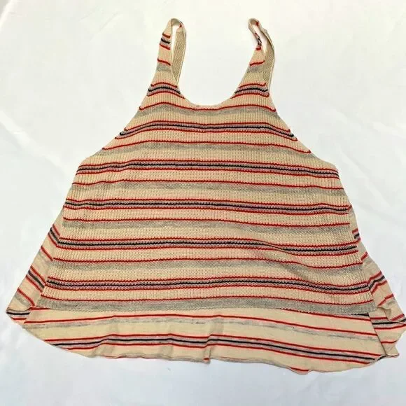 Free People Knitted Striped Tank