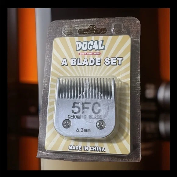 Docal Series A 5FC Ceramic Blade Set Dog Grooming NEW