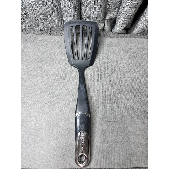 KitchenAid Classic 4 Slotted Black Turner Lifter Spatula Kitchen Utensil