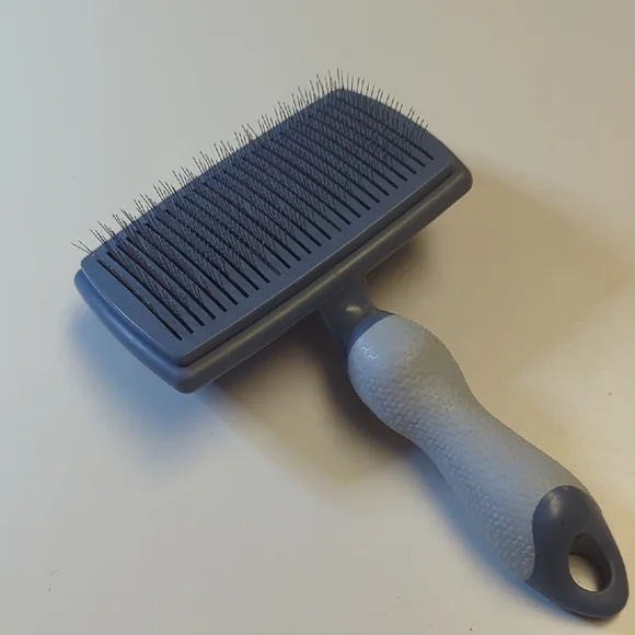 Gray Grooming Brush for Dogs
