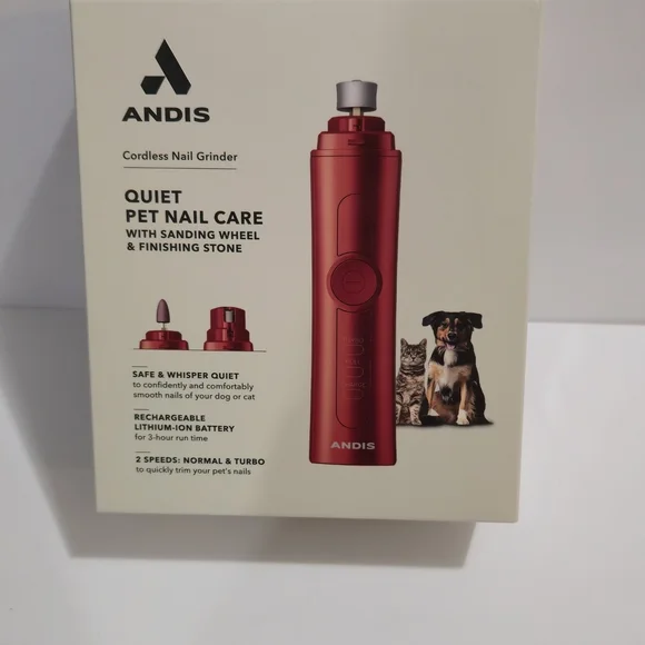 Andis Red Nail Grinder with Accessories