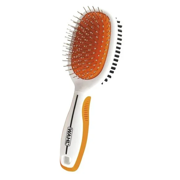 Wahl Premium Pet Double Sided Brush - Removes Loose Hair & Stimulates Skin