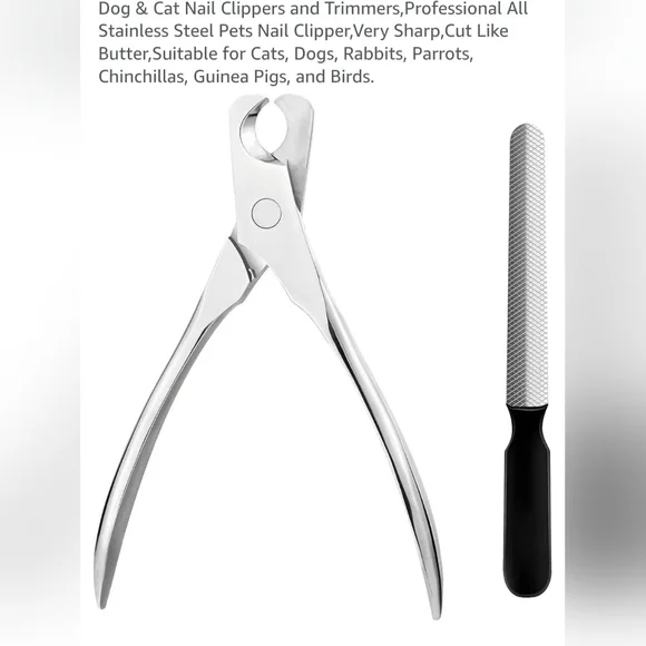 Pet clippers and file
