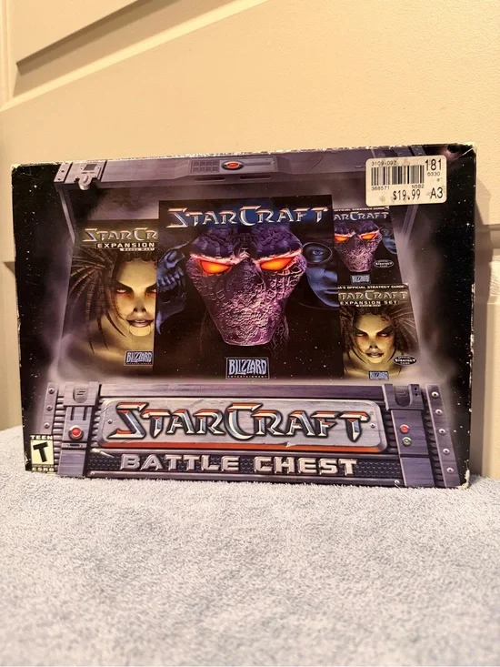 StarCraft Battle Chest Game Box - Purple & Black Artwork