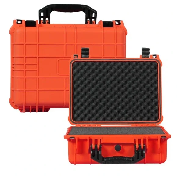 16in Waterproof Hard Case Camera‎ Drone Equipment Protective Foam Orange