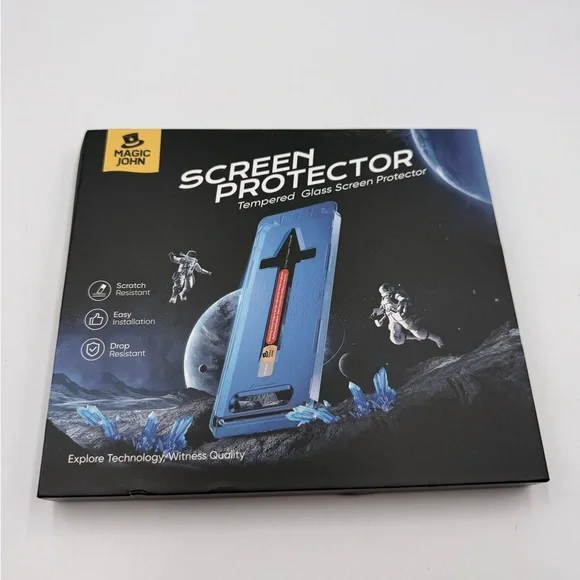 Blue Tempered Glass Screen Protector