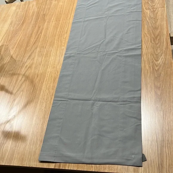 Restoration Hardware table runner gray linen