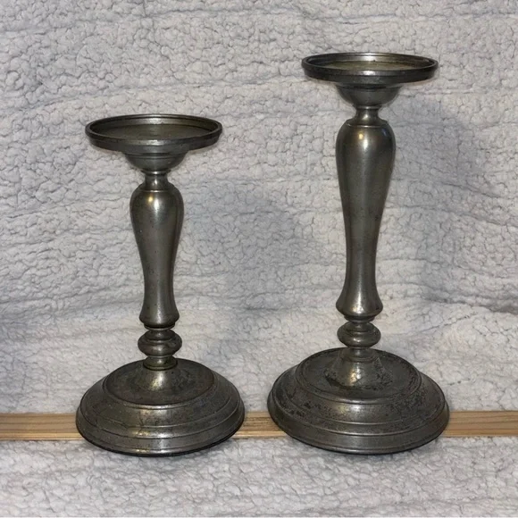 Restoration Hardware Candle Pillar Holders