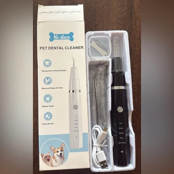 Ni-shen Pet Dental Cleaner in Black