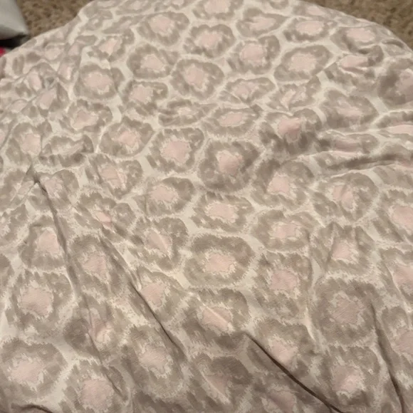 Restoration Hardware Pink and Gray Bedding Sheets