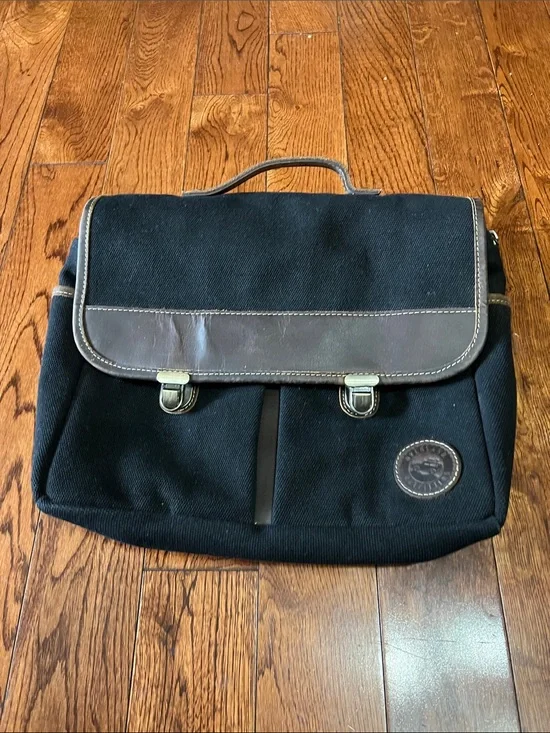 Overland outfitters Briefcase with Brown Trim for Men