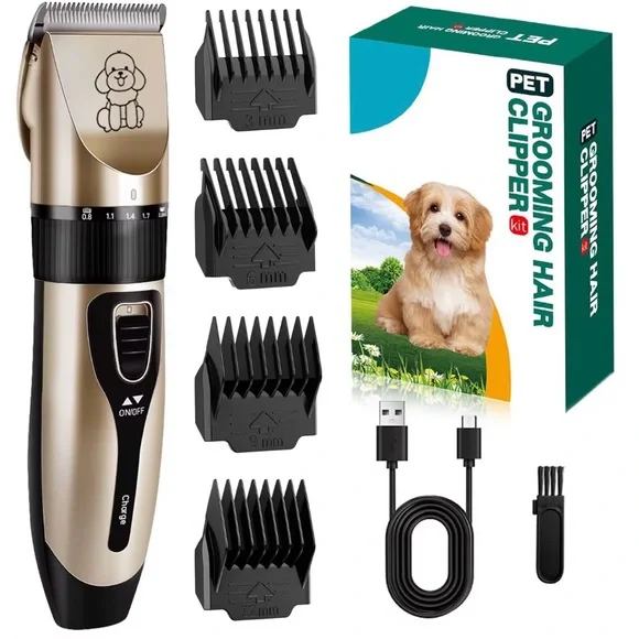 Pet Grooming Hair Clipper Kit