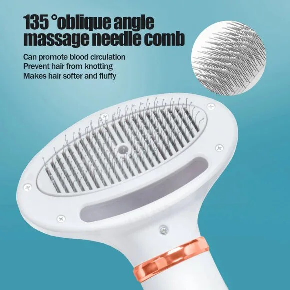 3 in1 quiet per dryer and brush for your dog's or cat's hair