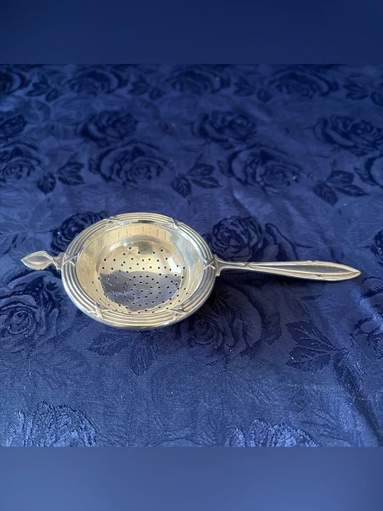 Frank M Whiting & Company Sterling Silver Spoon Strainer #4993