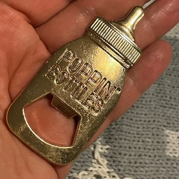 Baby Bottle gold beer Openers for Baby Shower Favors keepsakes recuerdos new