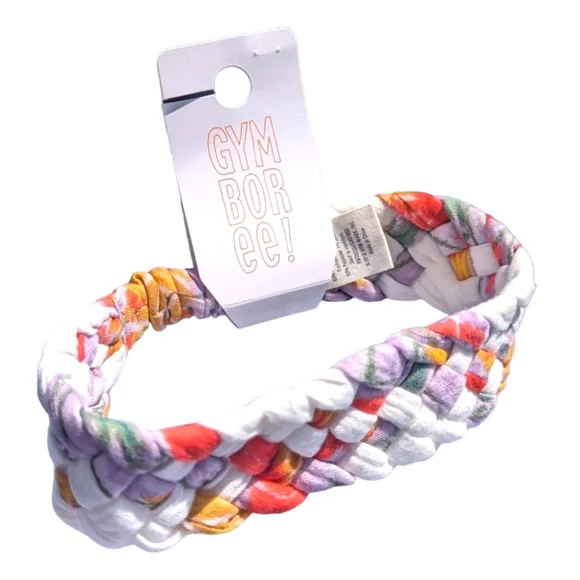 Gymboree OS Purple/Green/Yellow/Red Woven Headband