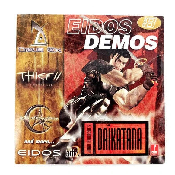 Eidos Demos Volume 8 PC Daikatana Thief II Tomb Raider Last Revelation Sealed