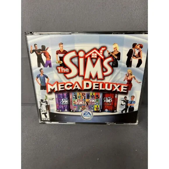 The Sims Mega Delux Pack 4 Disc Set