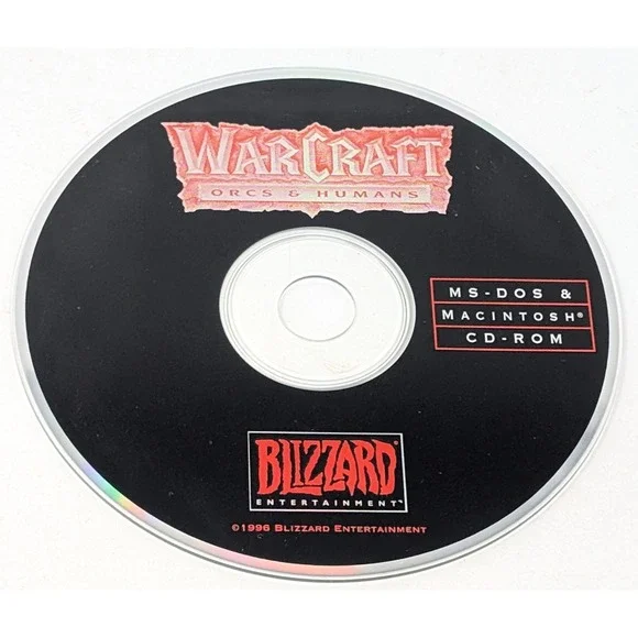 WarCraft Orcs &‎ Humans PC Computer Game 1994 DISC ONLY Tested Works