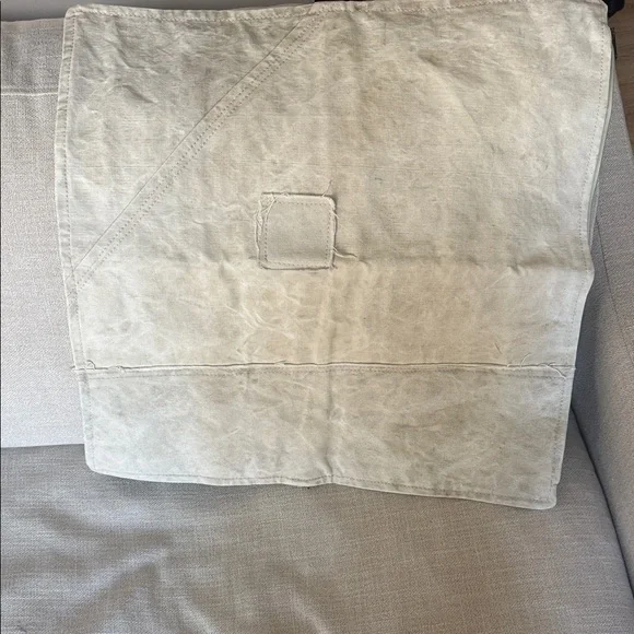 Restoration Hardware Gray pillow Duvet Cover, brand new
