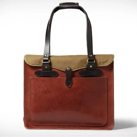 Filson Leather Tote Bag - NEW