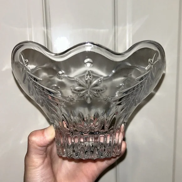 Crystal Christmas night bowl