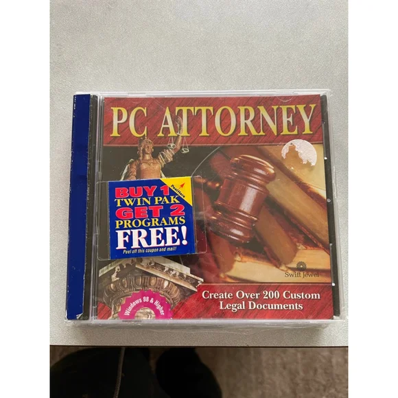Swift Jewel PC Games One Size Red Blue PC Attorney Legal 911